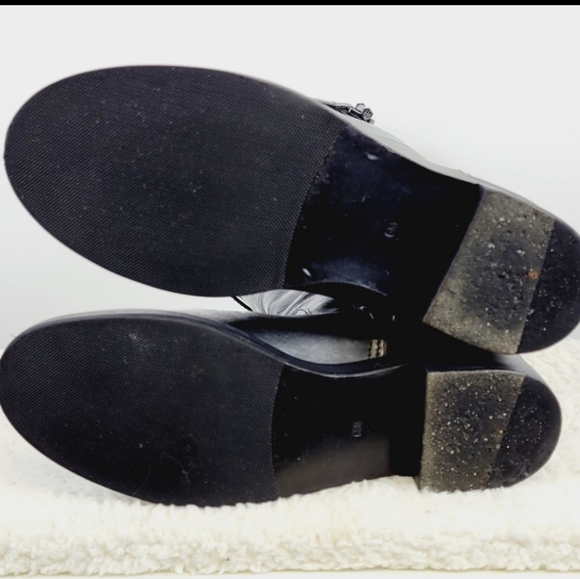 Tory Burch Grace Equestrian Knee High Leather Riding Boots Black 32148367 Size 6 - Picture 9 of 11